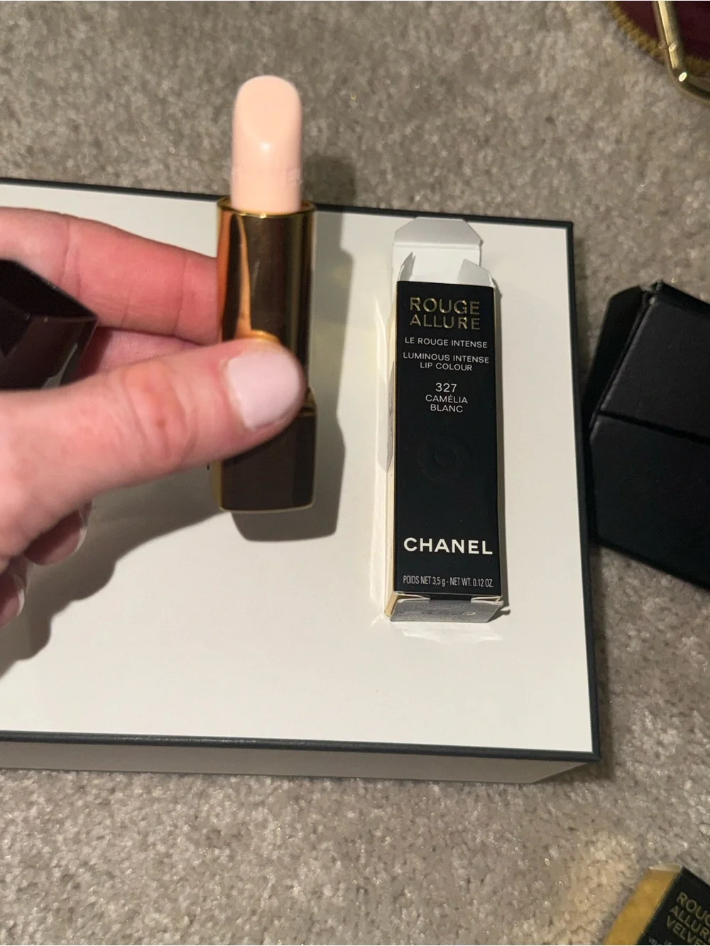 CHANEL Pink Nude Lipstick Stick - Soft Pale Pink
